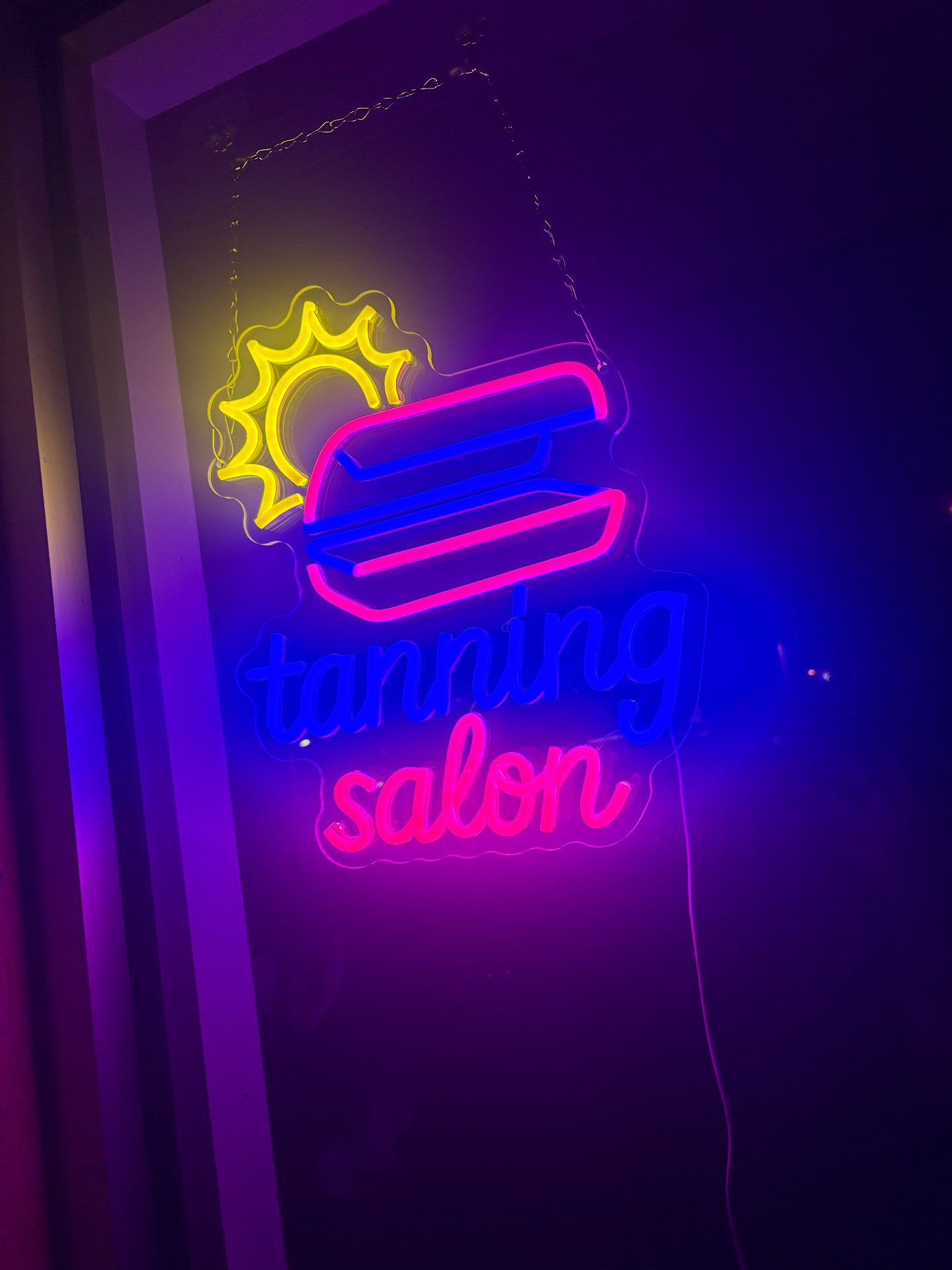 Premiere Tan neon sign